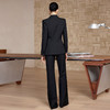 IWY/高端黑色西装套装女气质简约职场穿搭通勤阔腿裤职业装正装CP2736 商品缩略图4