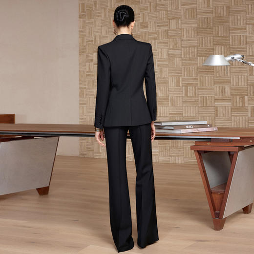 IWY/高端黑色西装套装女气质简约职场穿搭通勤阔腿裤职业装正装CP2736 商品图4