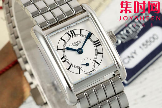 AF浪琴新款迷你黛绰维纳系列 方形女士腕表 优雅问世，开启崭新篇章！
表盘尺寸：21.50毫米x 29.00毫米 商品图2