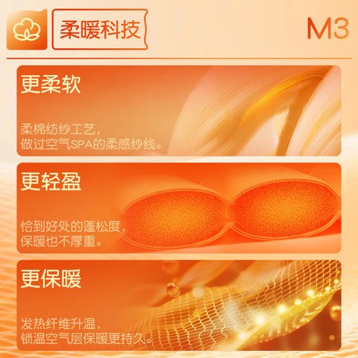 【M-2XL】猫人女士冬款纯棉保暖内衣套装 商品图6