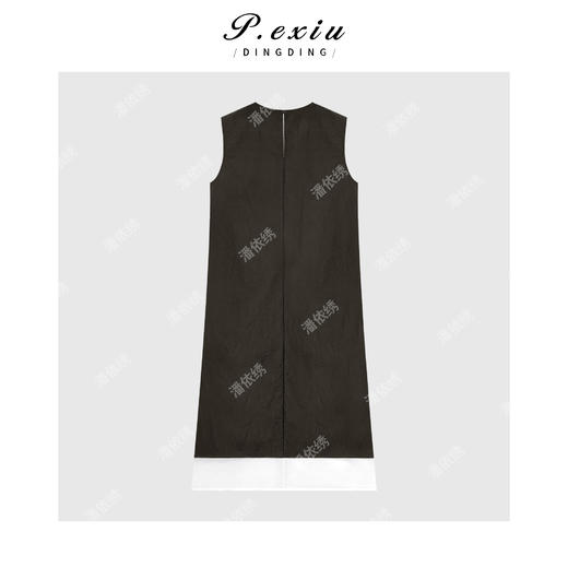 04-2潘依绣丁丁宠粉韩系假两件背心连衣裙Q9838 商品图1