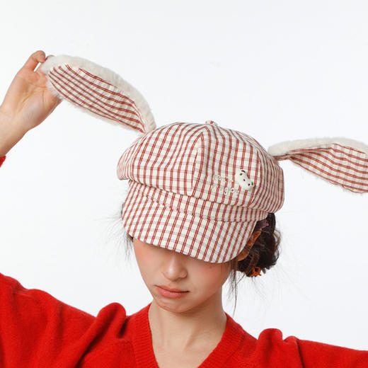 豆豆兔耳朵八角鸭舌帽-纪念日百货门店同款169146216 商品图3