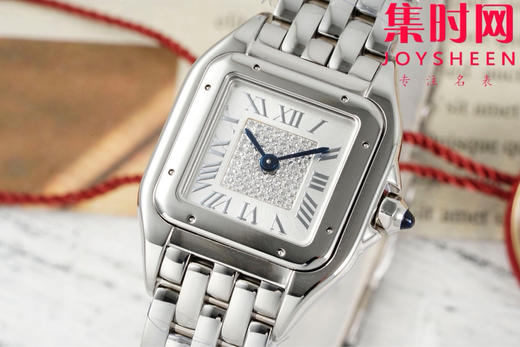AF卡地亚猎豹系列 PANTHERE猎豹满钻面 满天星 女士腕表 小号表盘尺寸：22×30.3mm 商品图2