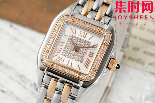 AF卡地亚猎豹系列 PANTHERE猎豹满钻面 满天星 女士腕表 小号表盘尺寸：22×30.3mm 商品图2