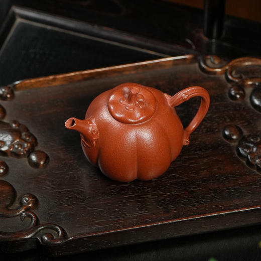 龙德堂陶艺 汤宣武 作品《雪乳香》原矿金砂大红袍 220cc 库存请咨询客服 商品图1