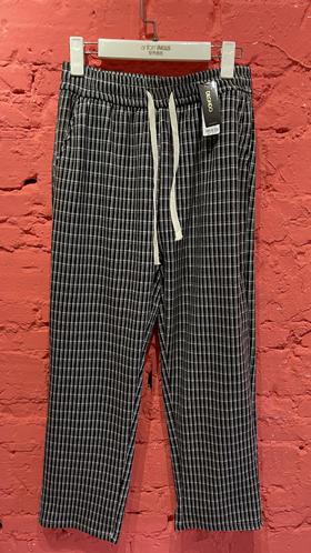 德绒格子长裤舒适透气简约大气12525972