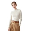 丁摩 羊绒衫女半高领100%纯山羊绒修身版一线无缝秋冬简约打底百搭毛衣5ZF-5036 商品缩略图4