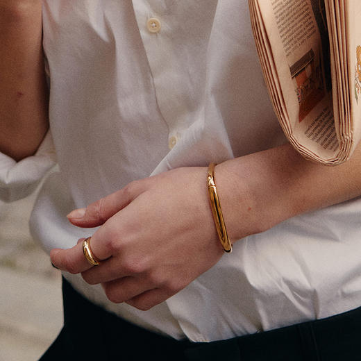 【王栎鑫&万妮达同款】Lagomist拿铁系列 | 金/银咖啡杯手镯 商品图3