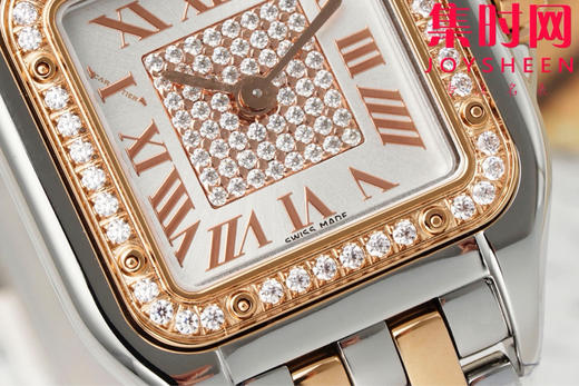 AF卡地亚猎豹系列 PANTHERE猎豹满钻面 满天星 女士腕表 小号表盘尺寸：22×30.3mm 商品图4