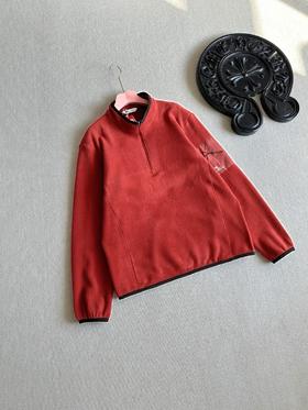 【原厂货 区别通货】海丽汉森25冬男款POLARTEC抓绒半高拉链长袖宽松套头衫打底