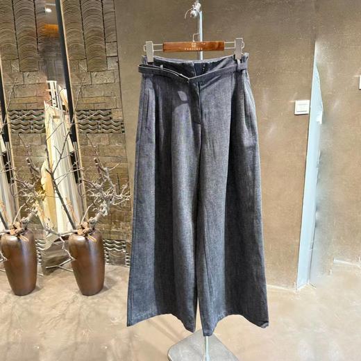 Famecoco范可儿休闲款阔腿裤FAD6GA102 商品图1