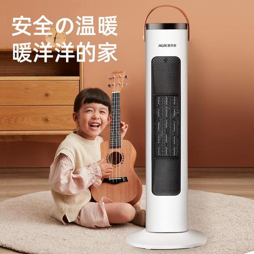 奥克斯取暖器暖风机家用立式浴室电暖气办公室速热设计静音速热 商品图1