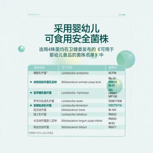 妈咪爱益生菌进阶版2代四联菌株0岁+婴幼儿呵护敏感宝宝75g（50条/盒） 商品图2