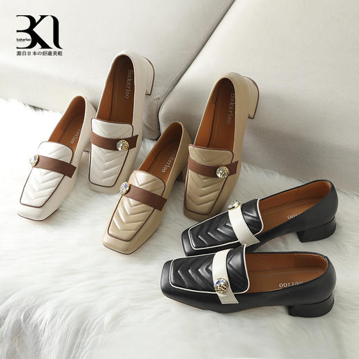 BAKERLOO女鞋倍加路娜舒适羊皮高级乐福鞋 商品图4