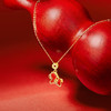 六鑫珠宝 马上有钱S925银钱马项链轻奢新中式红玛瑙本命年吊坠 马年礼物 商品缩略图1