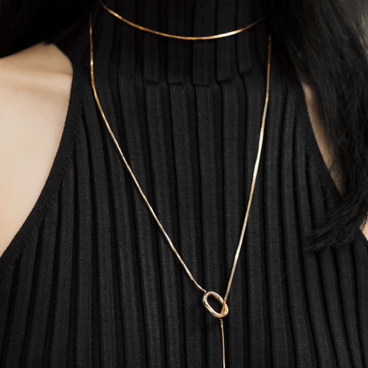 Garden of Eden 伊甸园系列 | 藤蔓圆环蛇骨链 商品图8