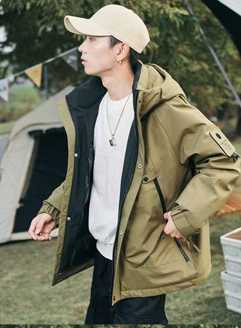 品牌捡漏男女同款黑科技蓄热冲锋衣P棉外套 商品图5