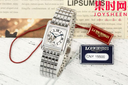 AF浪琴新款迷你黛绰维纳系列 方形女士腕表 优雅问世，开启崭新篇章！
表盘尺寸：21.50毫米x 29.00毫米 商品图0