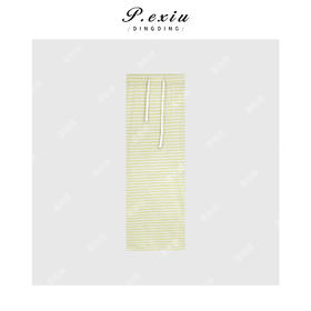 04-1潘依绣丁丁宠粉条纹休闲半身裙抽绳长款韩系Q55669