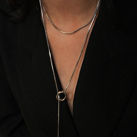 Garden of Eden 伊甸园系列 | 藤蔓圆环蛇骨链 商品图3