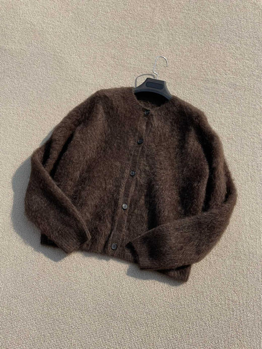 125-6排他性独家圆正 小禾 26ss牦牛绒拉毛 针织开衫 极限特惠啦啦啦啦 商品图7