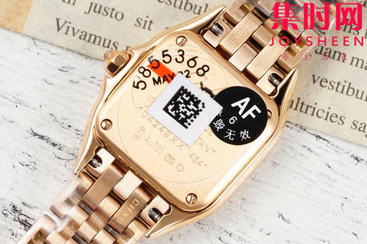 AF卡地亚猎豹系列 PANTHERE猎豹满钻面 满天星 女士腕表 小号表盘尺寸：22×30.3mm 商品图5