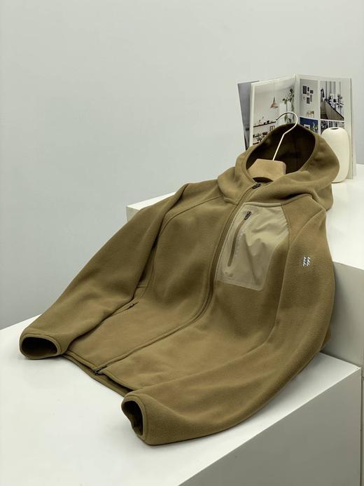 可隆抓绒衣男款户外运动抓绒夹克徒步露营保暖外套上衣 商品图3