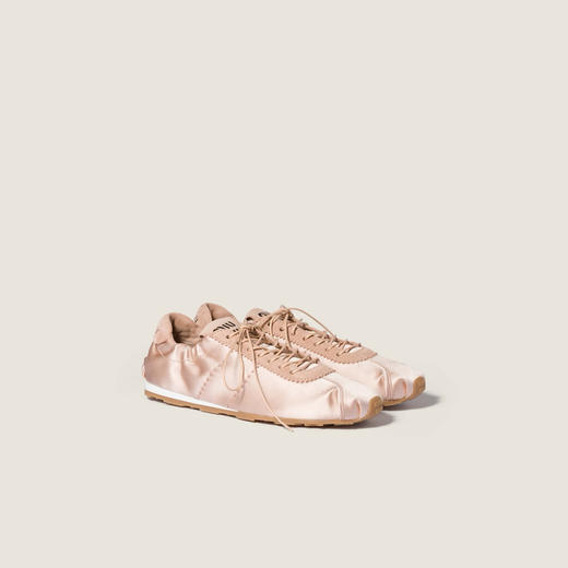 MIU-SH 真丝缎面运动鞋 商品图0