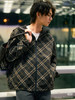 125-8 渠道圆正 客供面料 双面穿夹克外套 格子/纯色 男士连帽休闲外套 花一个钱得两件 商品缩略图1