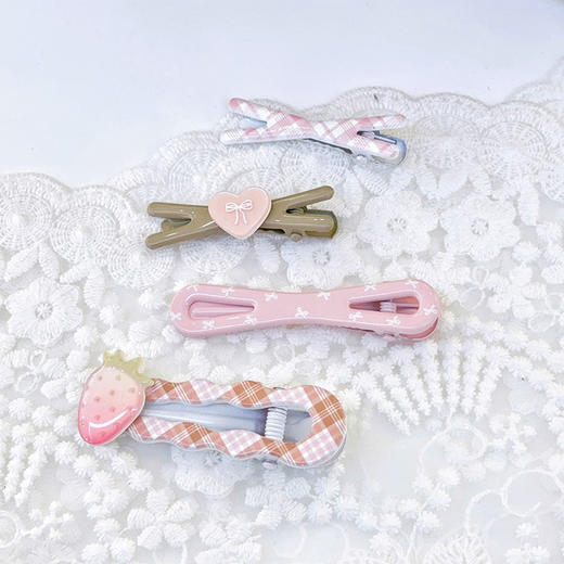 ZY清新粉莓组合夹-纪念日百货门店同款169098971 商品图4