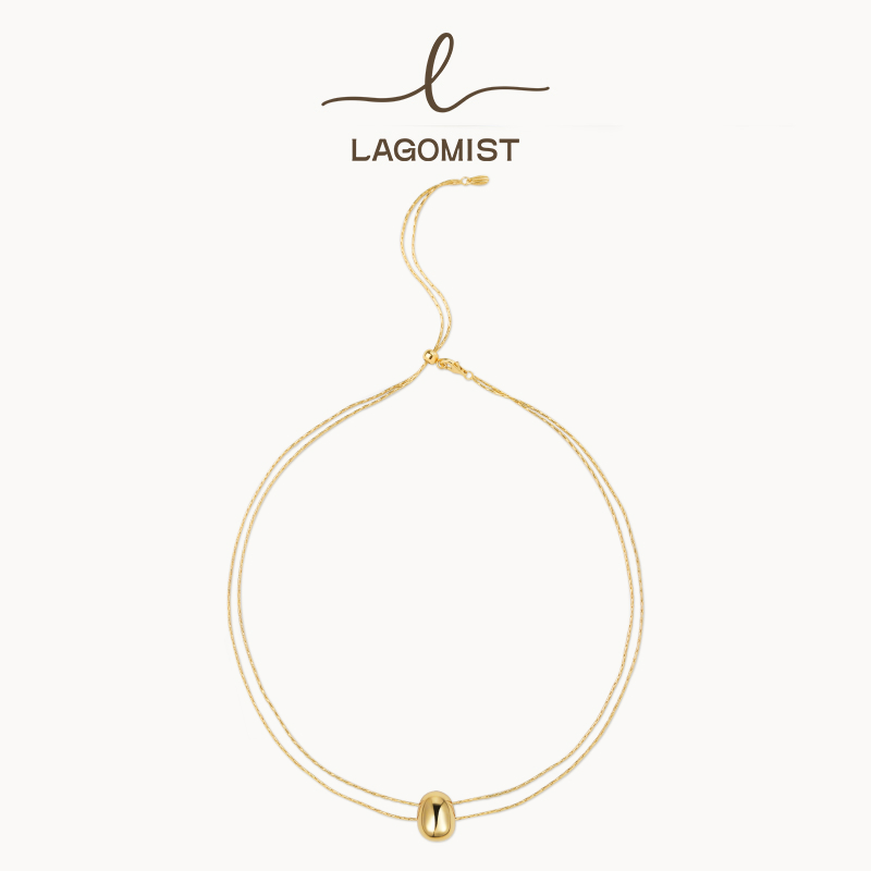 【秦岚&于文文&万妮达&刘孜同款】Lagomist拿铁系列 | 金/银咖啡豆项链