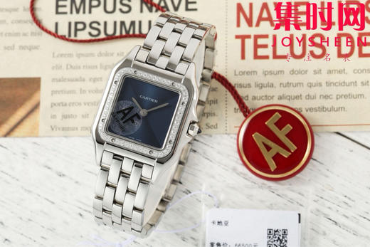 AF卡地亚猎豹系列 PANTHERE猎豹新字面 女士腕表 中号表盘尺寸：27×37mm 商品图0