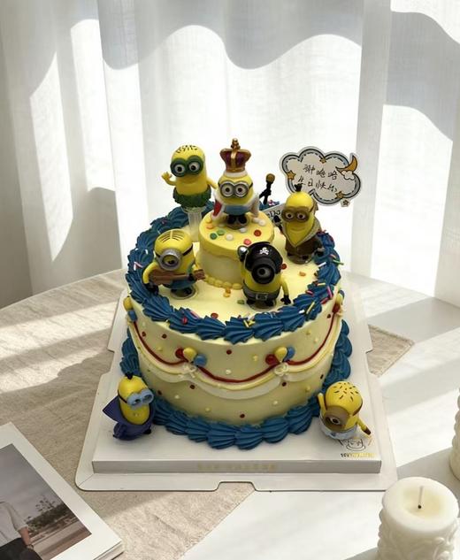 【臻品系列】---【小黄人】儿童蛋糕 商品图2