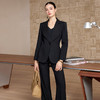 IWY/高端黑色西装套装女气质简约职场穿搭通勤阔腿裤职业装正装CP2736 商品缩略图2