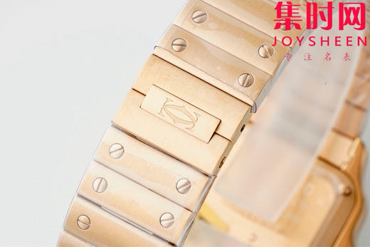 AF卡地亚桑托斯 山度士系列 女款迷你尺寸 迷你山度士 女士腕表 表盘尺寸：27×34.5mm 商品图8