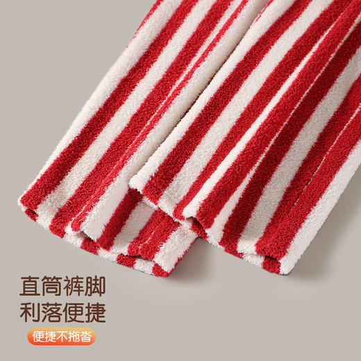 【M-2XL】猫人女生秋冬款半边绒家居服套装 商品图12