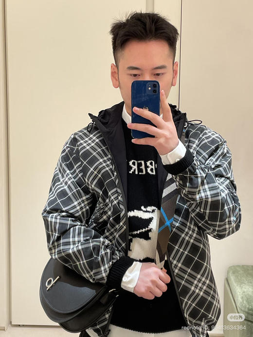 125-8 渠道圆正 客供面料 双面穿夹克外套 格子/纯色 男士连帽休闲外套 花一个钱得两件 商品图6
