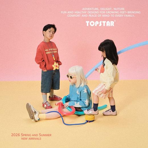 【云优选】TOPSTAR儿童运动鞋男童防滑阿甘鞋女童防泼水休闲鞋6071 商品图4