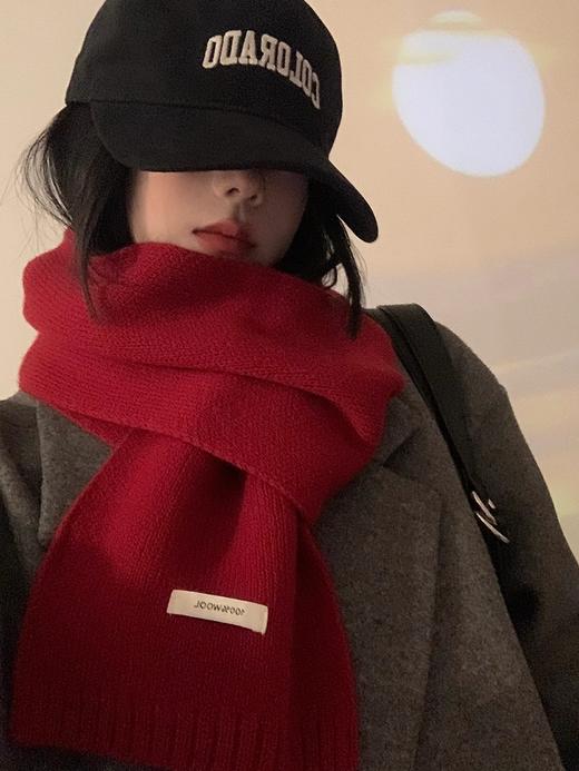 【百图lulu好物】【韩式氛围感围巾】100%羊毛围巾 商品图1