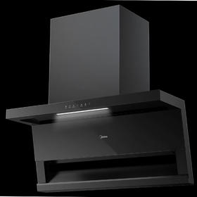 美的（Midea）顶侧双吸 28立方 爆炒大吸力 变频巡航 1000Pa大静压家用 370mm超薄机身 挥手智控 一键智能自清洁 烟灶联动油烟机CXW-140-XJ28*