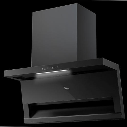 美的（Midea）顶侧双吸 28立方 爆炒大吸力 变频巡航 1000Pa大静压家用 370mm超薄机身 挥手智控 一键智能自清洁 烟灶联动油烟机CXW-140-XJ28* 商品图0