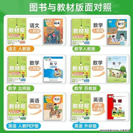 2026春小学教材帮一二三年级下四五六年级下册 语文数学英语人教版苏教北师大同步教材全解解读预习讲解课堂笔记学霸 商品图1