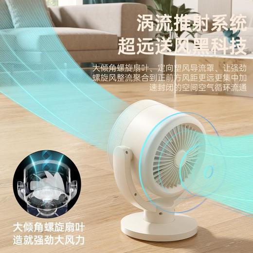 新款多功能高速循环扇语音蓝牙遥控可定时可摇头桌面灯光挂壁风扇 商品图2