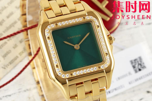 AF卡地亚猎豹系列 PANTHERE猎豹新字面 女士腕表 中号表盘尺寸：27×37mm 商品图1