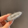 丁摩【2个装】韩国东大门彩钻重工边夹女高级感灰色毛线侧边碎发夹发卡发饰5ZF-1261 商品缩略图1