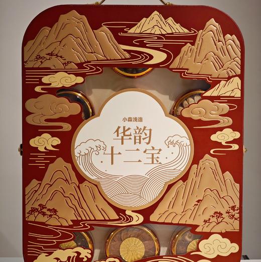 小森浅造-华韵十二宝礼盒：石斛、鹿茸、黑枸杞、灵芝、鱼胶、陈皮、金线莲、橘红、西洋参、黄芪、红参、鹿茸菇（净含量245克） 商品图1