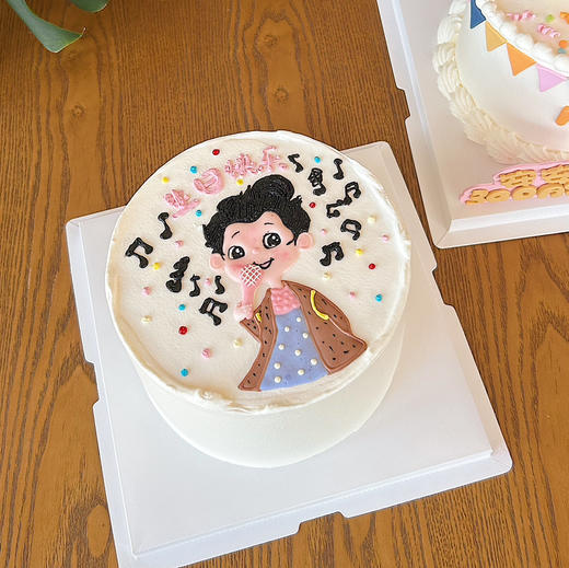 手绘奶油蛋糕（至少提前2天）（可定制多种图案） 商品图0
