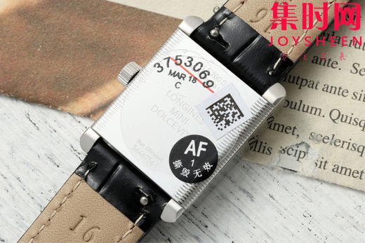 AF浪琴新款迷你黛绰维纳系列 方形女士腕表 优雅问世，开启崭新篇章！
表盘尺寸：21.50毫米x 29.00毫米 商品图5