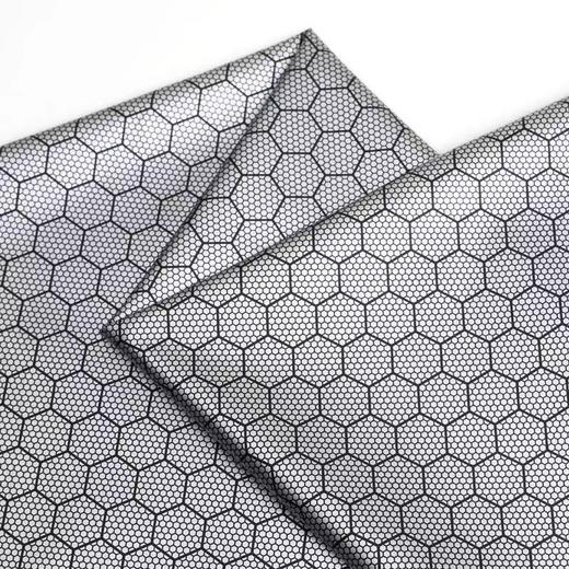 黑金石墨烯蓄热导电自发热里料石墨烯保暖布料羽绒服速热网格 商品图1