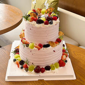 水果双层奶油蛋糕